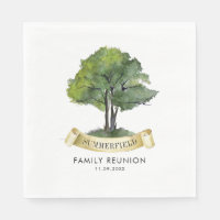 Papel Fiesta del árbol de la genealogía de la fami