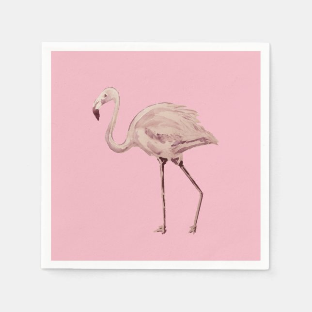 Servilleta De Papel Papel Fiesta Flamingo Rosado (Anverso)
