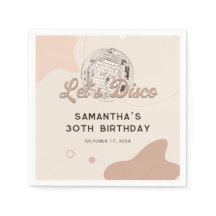 Papel Fiesta Retro Disco de los años 70