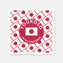 Servilleta De Papel Papel FLAG JAPONÉS personalizado