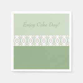 Servilleta De Papel Papel Floral Delicado con Acento