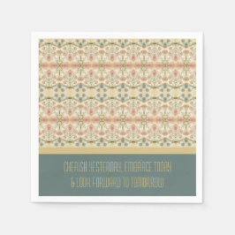 Servilleta De Papel Papel floral elegante