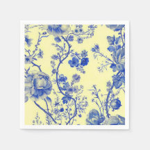 Papel floral francés