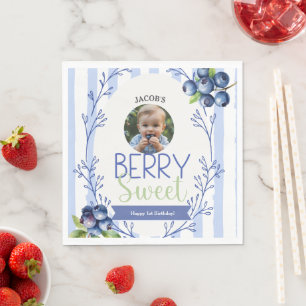 Servilleta De Papel Papel fotográfico de Berry Sweet Birthday