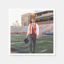 Servilleta De Papel Papel fotográfico del partido de graduación