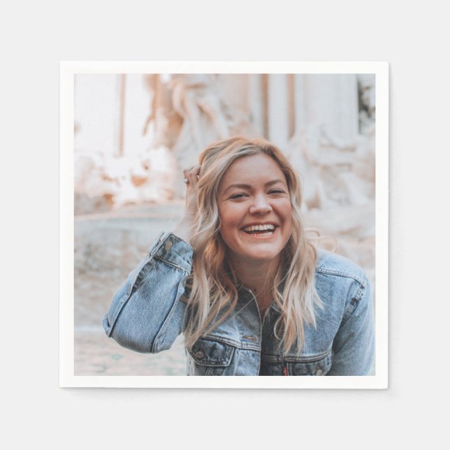 Servilleta De Papel Papel fotográfico personalizado (Anverso)