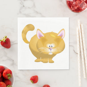 Servilleta De Papel Papel Ginger Cat Napkins