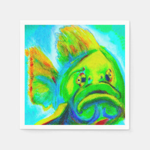 Servilleta De Papel Papel Goliath Grouper Napkin