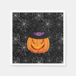 Servilleta De Papel Papel Halloween Napkins-Pumpkin