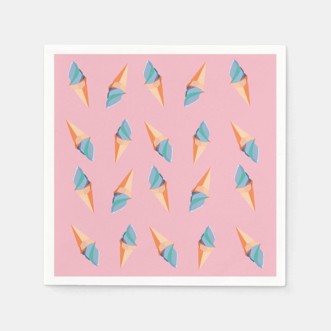 Servilleta De Papel Papel helado (Anverso)