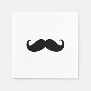 Servilleta De Papel Papel Hipster Mustache