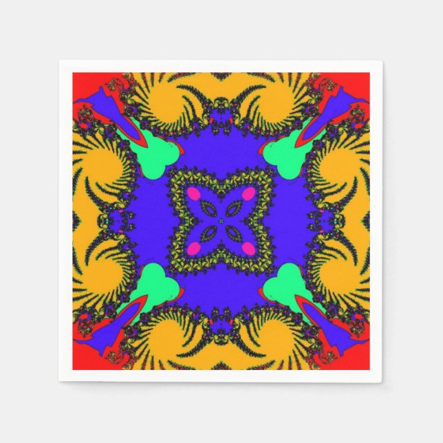 Servilleta De Papel Papel Kaleidoscope (Anverso)
