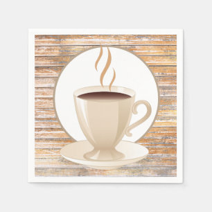 Servilleta De Papel Papel lindo de barra de café