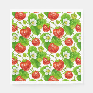 Servilleta De Papel Papel luncheon Napkins-Strawberries