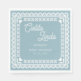Servilleta De Papel Papel mexicano Picado Cielito Lindo Baby Shower