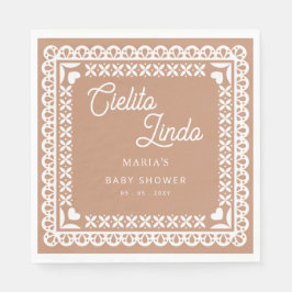 Servilleta De Papel Papel mexicano Picado Cielito Lindo Baby Shower