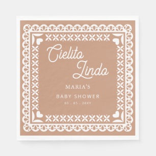 Servilleta De Papel Papel mexicano Picado Cielito Lindo Baby Shower