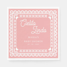 Servilleta De Papel Papel mexicano Picado Cielito Lindo Baby Shower