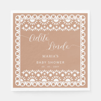 Servilleta De Papel Papel mexicano PicadoCielito Lindo Baby Shower