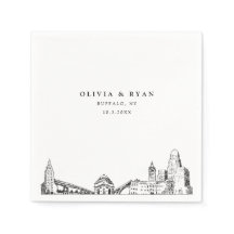 Papel Minimalista de Boda de búfalo