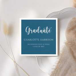 Servilleta De Papel Papel moderno de graduación de guiones casuales