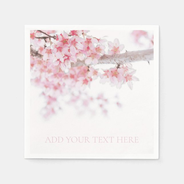 SERVILLETA DE PAPEL PAPEL NAPKIN : CHERRY BLOSSOM (Anverso)