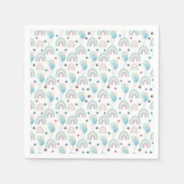 Servilleta De Papel Papel Napkin para el primer cumpleaños.