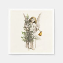 PAPEL NAPKIN : VINTAGE CHRISTMAS ANGEL