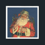Servilleta De Papel PAPEL NAPKIN : VINTAGE CHRISTMAS : Santa Claus<br><div class="desc">PAPEL NAPKIN : VINTAGE CHRISTMAS : Santa Claus</div>