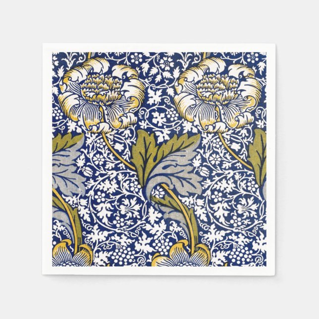 SERVILLETA DE PAPEL PAPEL NAPKIN : WILLIAM MORRIS : KENNET (Anverso)