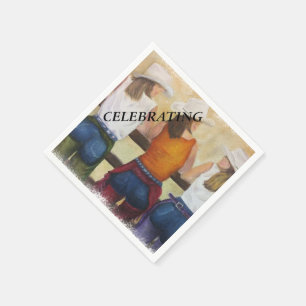 SERVILLETA DE PAPEL PAPEL NAPKINS DE FUN COWGIRLS