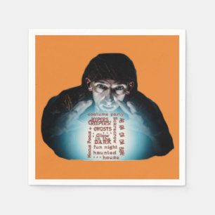 Servilleta De Papel Papel Napkins disfraz Fiesta Crystal Ball