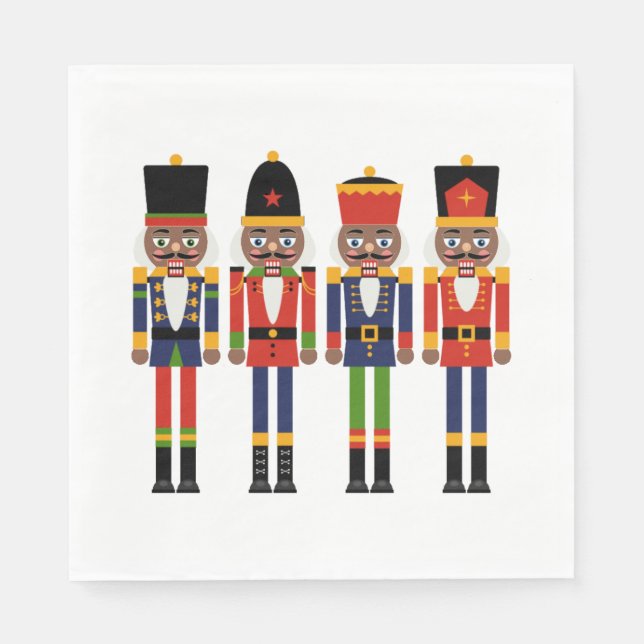 Servilleta De Papel Papel negro para el nutcracker (Anverso)