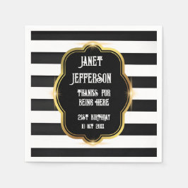 Servilleta De Papel Papel negro y blanco