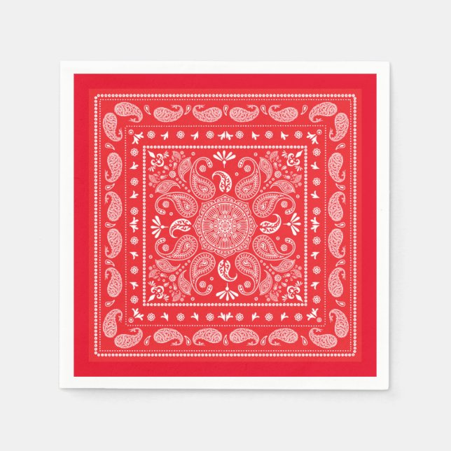 Servilleta De Papel Papel Paisley Design-1 (Anverso)