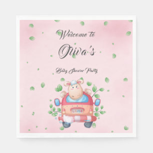 Servilleta De Papel Papel para Baby Shower de Corderito de Bebé Adorab