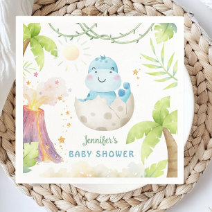 Servilleta De Papel Papel para Baby Shower de Niño Dinosaurio