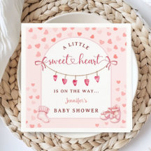 Papel para Baby Shower de San Valentín Sweetheart 