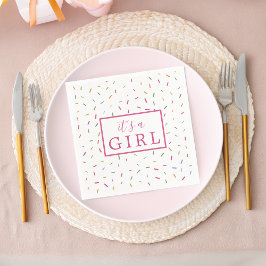 Servilleta De Papel Papel para Baby Shower 'Llamativos Purpurina Es Un