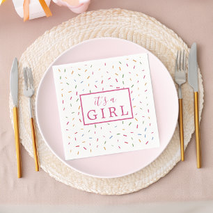 Servilleta De Papel Papel para Baby Shower 'Llamativos Purpurina Es Un