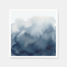 Servilleta De Papel Papel para Baby Shower Nubes Acuarela Armada Celes