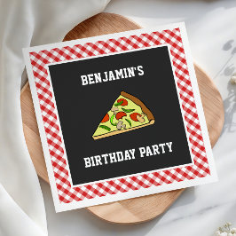 Servilleta De Papel Papel para Cumpleaños de Niños Pizza Adorable