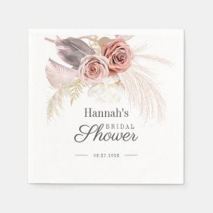 Servilleta De Papel Papel para ducha de novia en desierto bronceado de