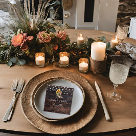 Servilleta De Papel Papel para ducha de novia floral rústico