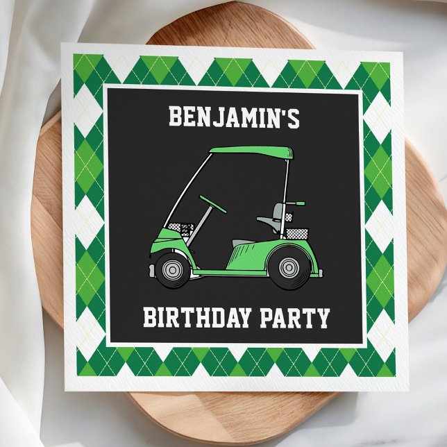 Servilleta De Papel Papel para fiesta de cumpleaños de golf (Subido por el creador)