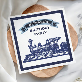 Servilleta De Papel Papel para fiesta de cumpleaños infantil de tren r