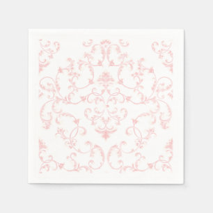 Servilleta De Papel Papel para Fiesta de Cumpleaños Real Princesa Rosa