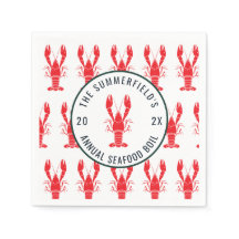 Papel para Fiesta de Mariscos de Verano con Hervid