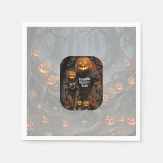 Servilleta De Papel Papel para Fiesta de Monstruos de Calabaza Espeluz