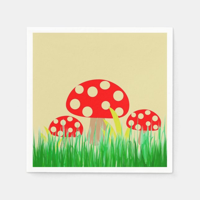 Servilleta De Papel Papel para hongos (Anverso)